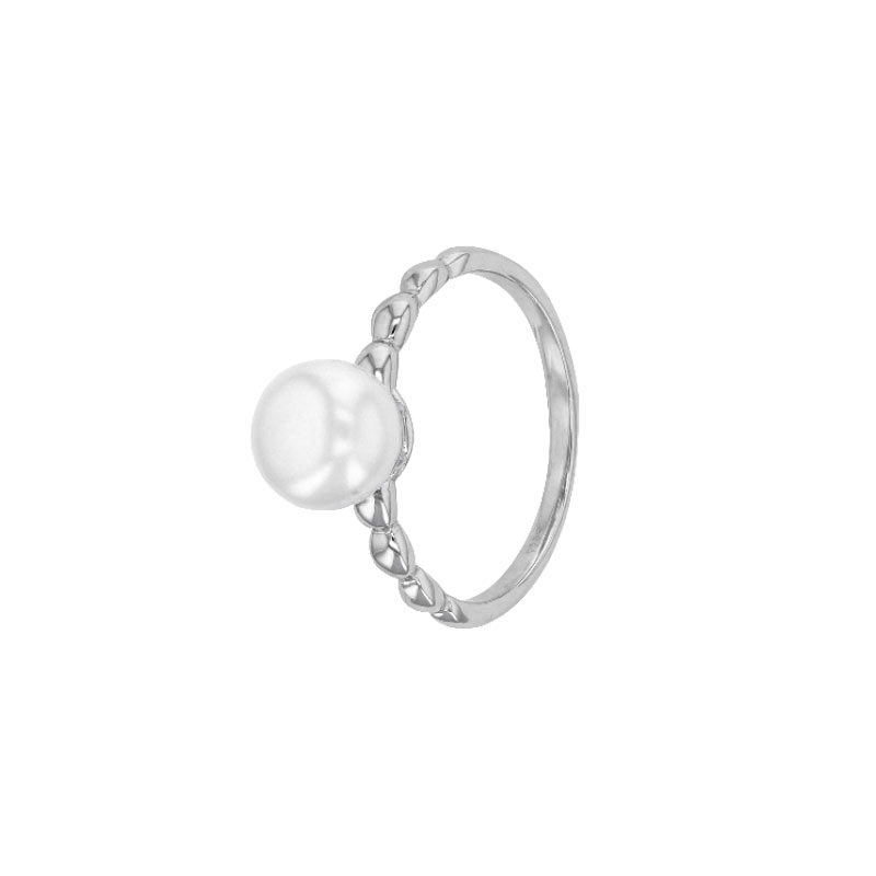 bague perle eau douce argent rhodie lvl