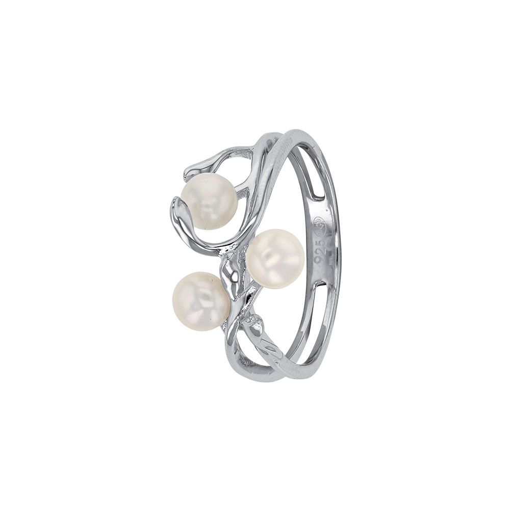 bague perle eau douce argent rhodie lvl