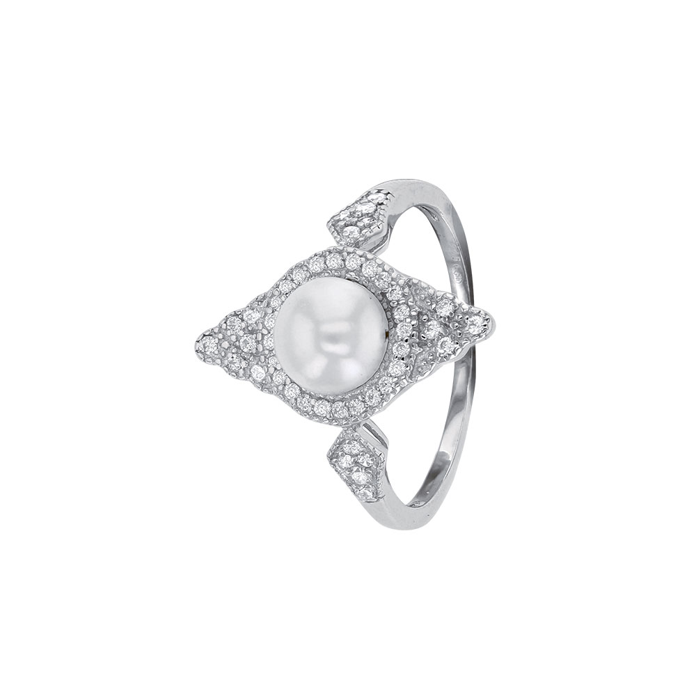 bague perle eau douce et oxydes amande lvl