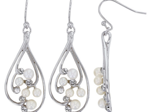 boucles oreilles arabesque perles eau douce et oxydes de zirconium lvl